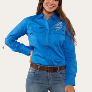 Explore WA Workshirt Female - Trip Embroidery Options