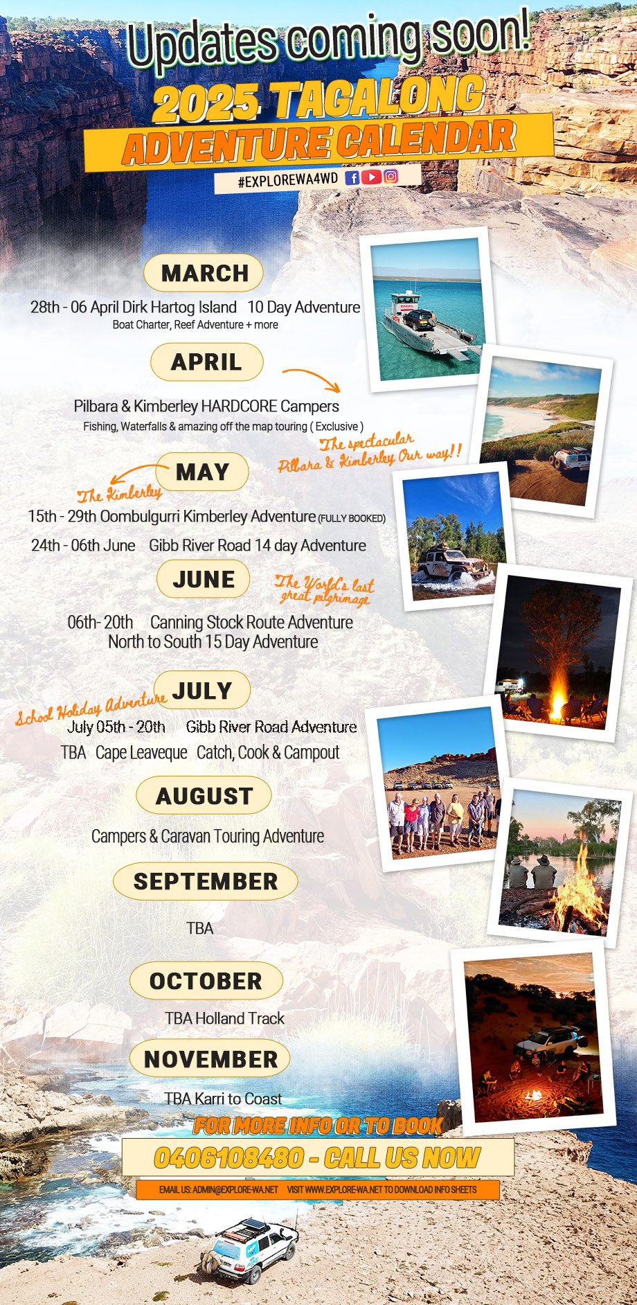 Adventure Calendar - Explore WA